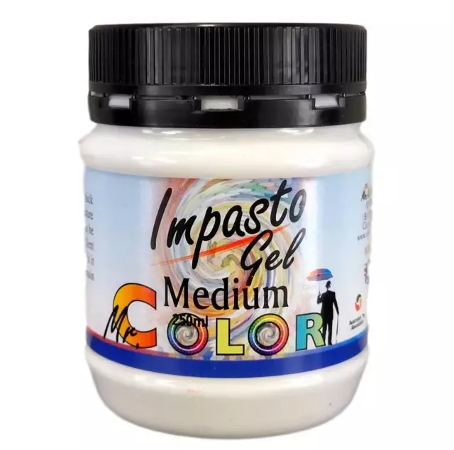 Impasto Gel Medium 250ml Acrylic Gel Radical Paint Made in Australia Non-Toxic