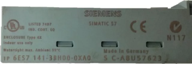 6ES71413BH000XA0  - SIEMENS -  6ES7141-3BH00-0XA0    Basic mod.  RECONDITIONNE 3