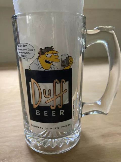 NEW The Simpsons 100th Episode '93 Commemorative Duff Beer Mug Groening Official