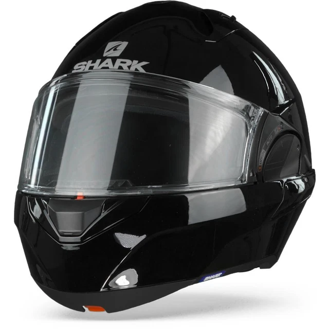 Shark Evo ES BLK Blank Black Modular Helmet