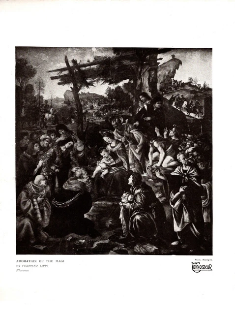 TBMJA10 PLATE/PRINT 11X9 Adoration Of The Magi Filippino Lippi £4.99