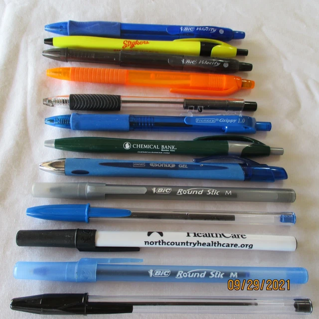 MIXED LOT OF 13 PENS Ball Point Pens Business Advertise GOOD QUALITY