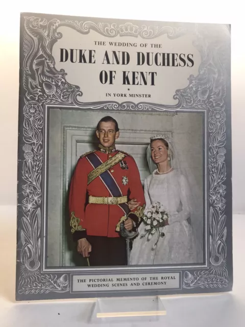 "The Wedding of the Duke & Duchess of Kent in York Minster" vintage booklet 1961