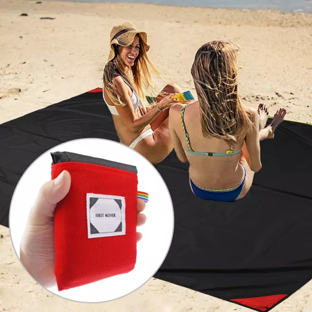 Outdoor Pocket Picnic Blanket Waterproof Beach Mat Camping Travel Sand Free Rug