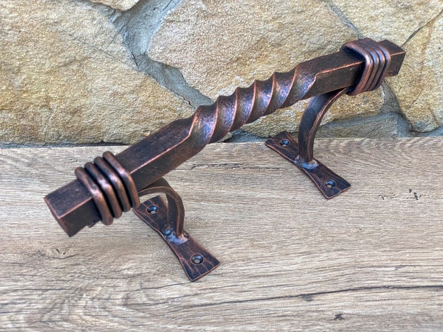 Door Handle Accessories Hand Forged Iron Barn