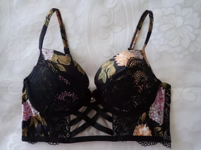 BRAS N THINGS Longline Bra In Size 32C Colour In Black Pink And 32-d-bra-size-seputarpengetahuan-co-id
