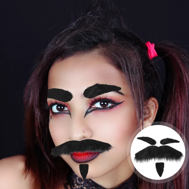 Acheter Ensemble De Fausse Barbe Et Sourcils, Fausse Moustache