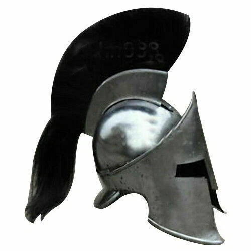 CASQUE MÉDIÉVAL NOIR Spartiate Grand Roi Leonidas Spartan 300 Film