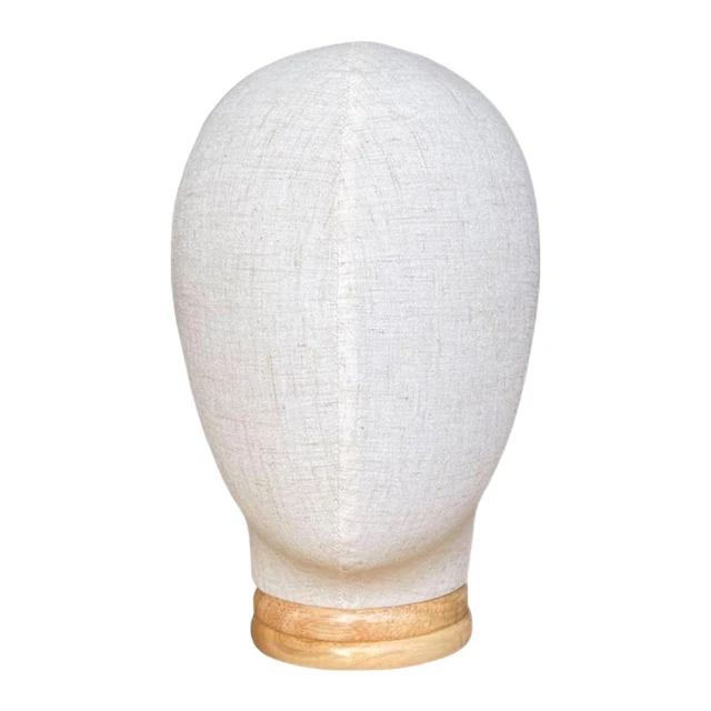Tête de mannequin support d'affichage Base en bois Costume accessoire modèle