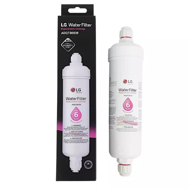 LG ADQ73693901 Water Filter for LG Refrigerator ADQ736939 Fridge Filter External