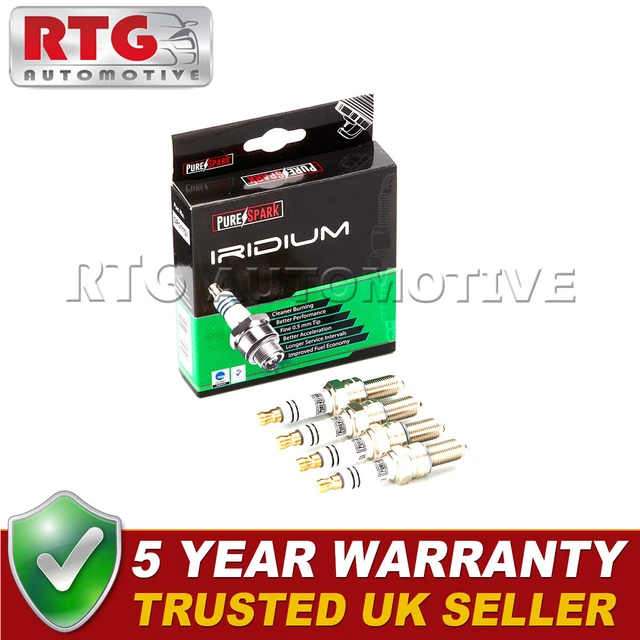 thumbnail image 2 of 4x Purespark Twin Iridium Spark Plugs 3132-01 – Ultra Fine Electrode 2 of 6