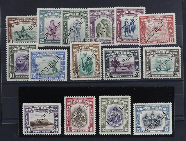 Nordborneo, 1939, 224-238 Spec., ungebraucht