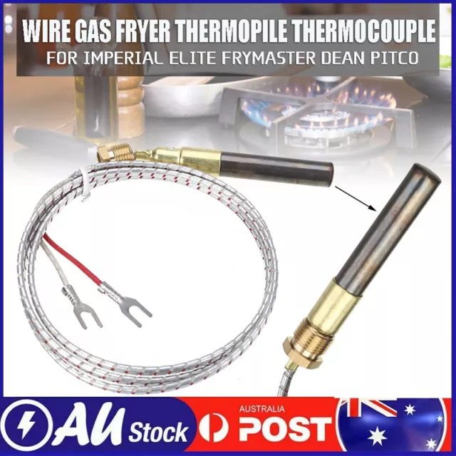 Thermopile 2-Wire Gas Fryer Thermocouple for IMPERIAL ELITE FRYMASTER DEAN PITCO