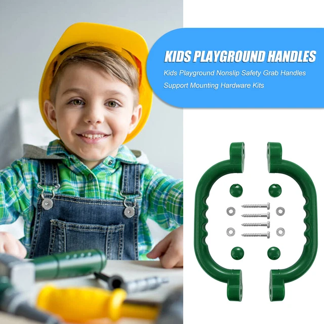 Rutschfeste Sicherheitshaltegriffe für Kinderspielplätze, Befestigungsmaterial (