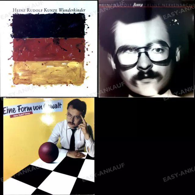 Heinz Rudolf Kunze Vinyl Bundle Vol. 23: 3x LP Wunderkinder, ... .