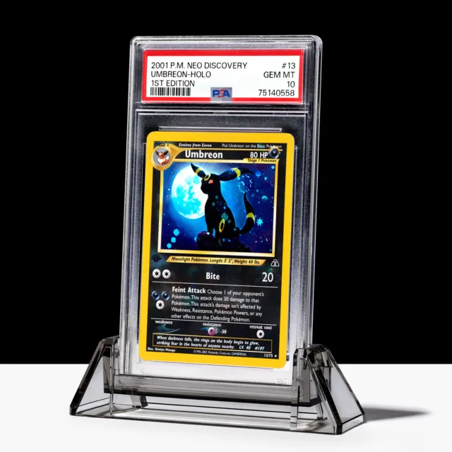 PSA Acrylic Stand Clear / Color For Graded Card Display / Slab Holder