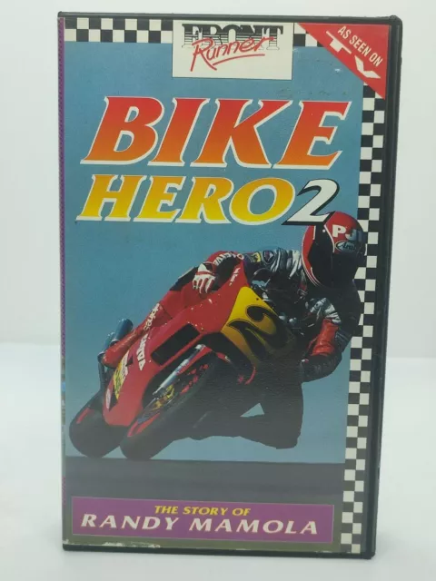 Bike Hero 2, 3 & 4 The Story of;Wayne Gardner, Randy Mamola, Eddie Lawson On VHS 2