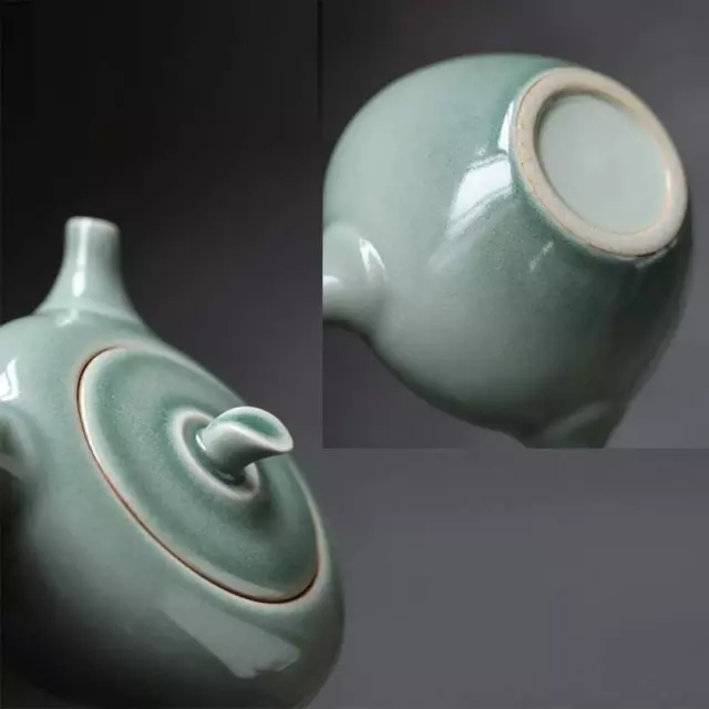 5.9" Ceramic Teapot Japanese Style Side-Handle Household Making Teapot Handmade 3
