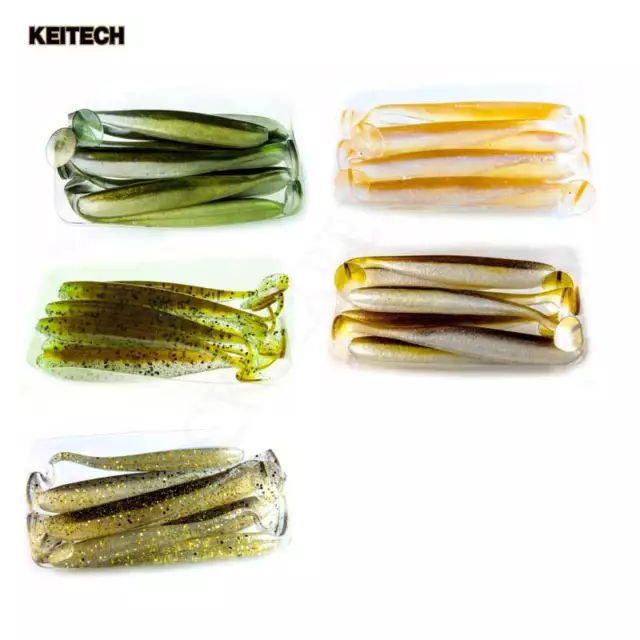 Keitech Easy Shiner 4" (10 cm) Barsch und Zander Kunstköder / Finesse Shad