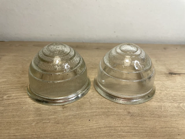 Par De Lentes Laterales ámbar Tipo Lucas L594 Para Intermitentes Delanteros De Mini