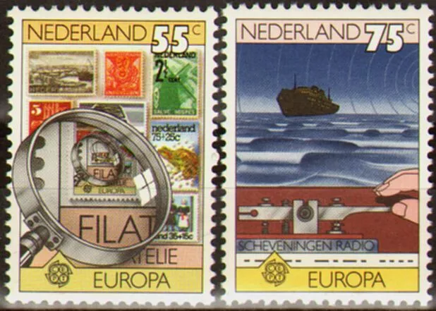 Briefmarken Niederlande postfrisch 1979, "EUROPA - Post- und Fernmeldewesen".