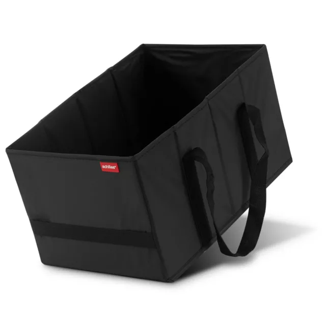 achilles Smart-Box Einkaufstasche faltbar schwarz 37 cm x 23 cm x 21 cm