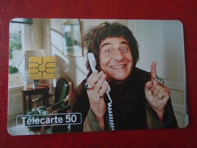 Télécarte "téléphone et cinéma" Christian Clavier dans les couloirs du temps