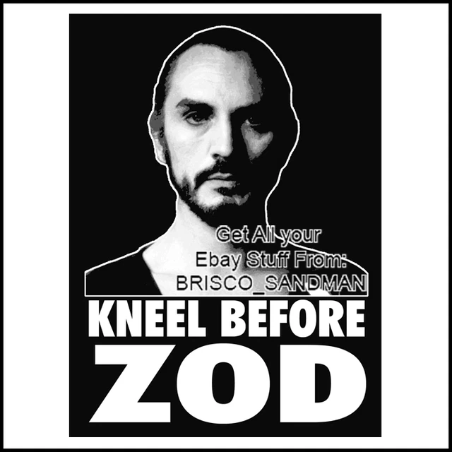 Fridge Fun Refrigerator Magnet SUPERMAN GENERAL ZOD "KNEEL BEFORE ZOD" V: A 70s