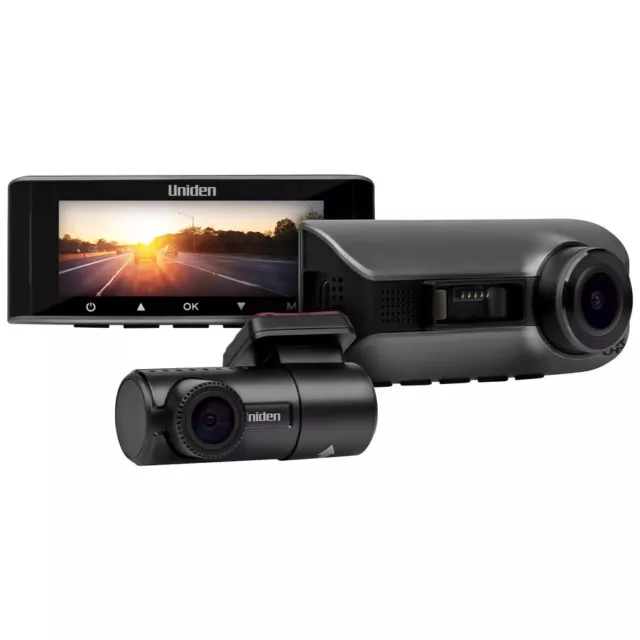 Uniden Igo Cam90R 4K Smart Dash Cam With Full Hd Rear View Camera & 3.16 Wide