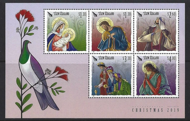 New Zealand 2019 Christmas Stamps Miniature Sheet Unmounted Mint, Mnh