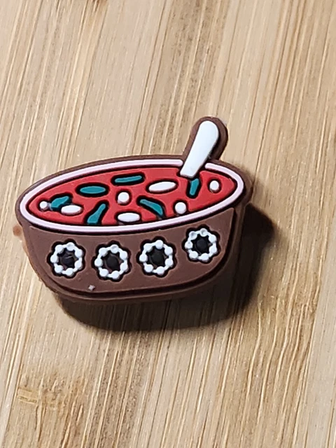 Food Crocs Charm Charm for Crocs Food Croc Charm Food Shoe Charm Soup Croc Charm
