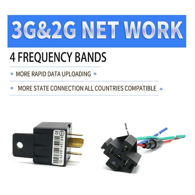 CJ720 RELAY GPS Locator Tracker for Car Motorcycle AntiTheft RealTime