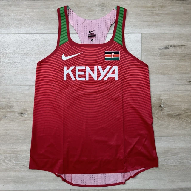 NIKE PRO ELITE Team Kenya Running Singlet 898137-XXX Women's Size