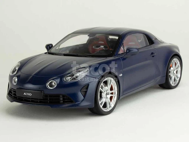 Alpine A110 S 2025 Bleu Tempête Matte - Maquette Voiture 1:18 Échelle Réaliste