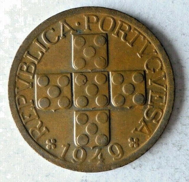 1949 PORTUGAL 20 CENTAVOS - Excellent Vintage Coin - FREE SHIP - Bin #334