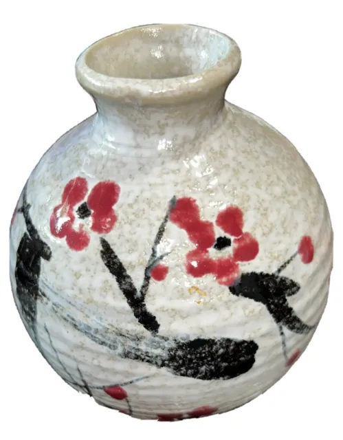 Art Pottery Cherry Blossom A Price Import Japan Small Round Base