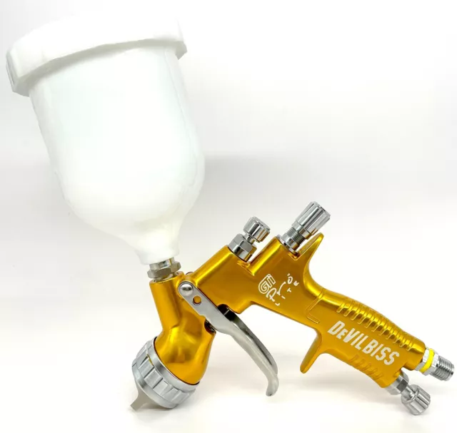 DeVILBISS TE20 GTI PRO Spray Gun Painting Gun 1.3mm Nozzle Paint Gun Gold Color