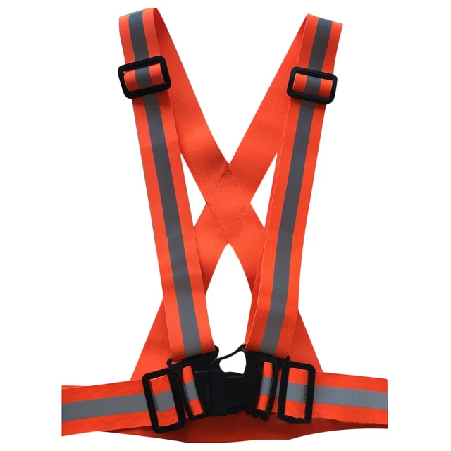 Gilet di avvertimento riflettente gilet di sicurezza gilet incidente bicicletta moto Oranpd