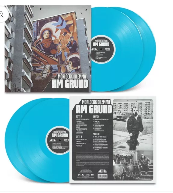 Morlockk Dilemma - Am Grund 2LP (LTD BLUE EDITION, inkl. Comic) - Limited to 800