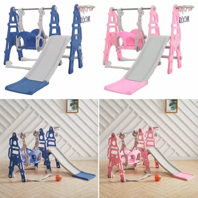 Kids Garden Swing & Slide Set Child Toddler Baby Toy Indoor Outdoor Playground