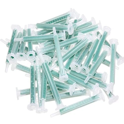20 Pieces Long Epoxy Mixing Nozzle Tip for Adhesive Gun Applicator Static Mix...