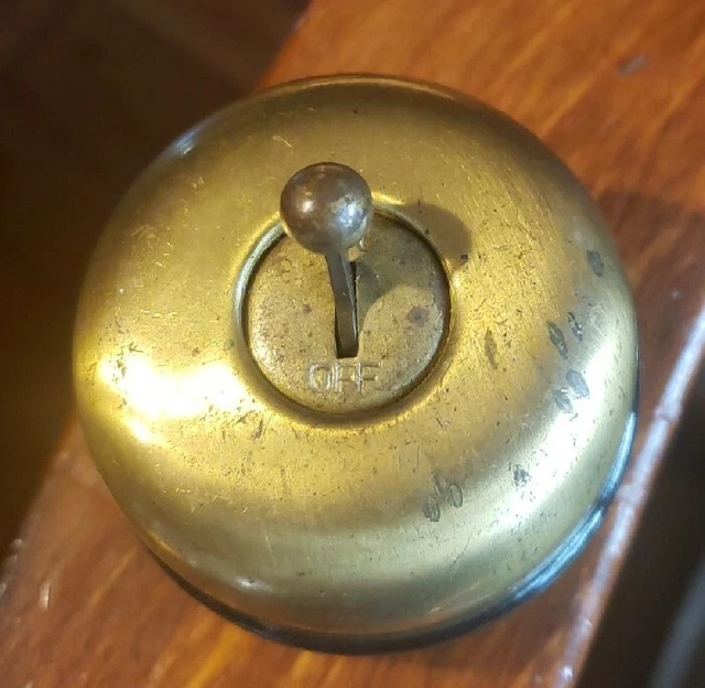 Brass And Ceramic On/ Off Toggle Switch