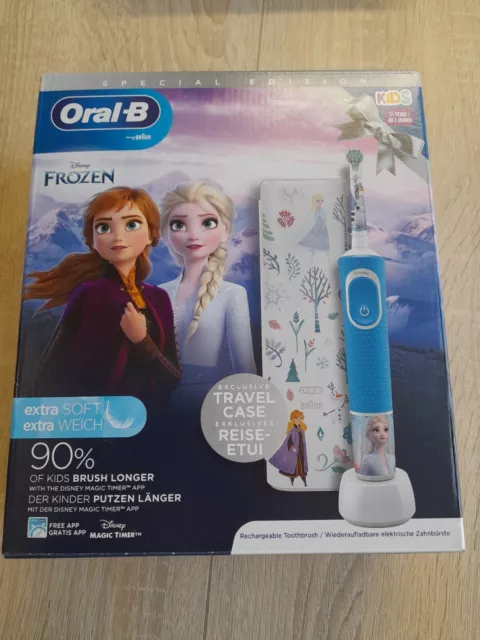 Brosse A Dent Electrique Oral B Kids reine des neiges neuf disney des 3 ans