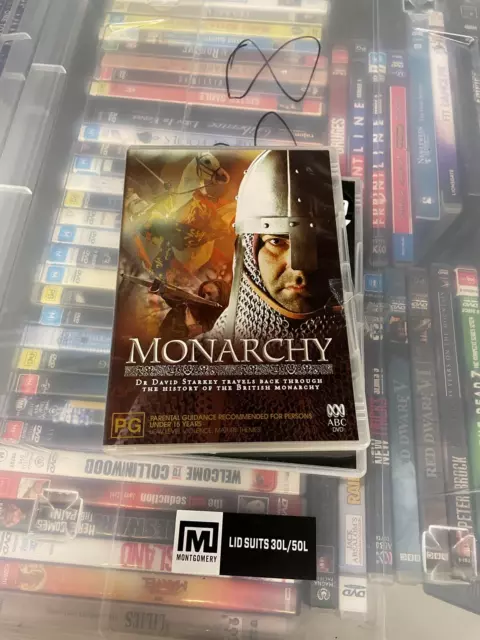 Monarchy ABC DVD 2005 Documentary Dr David Starkey Region 4 British History vgc