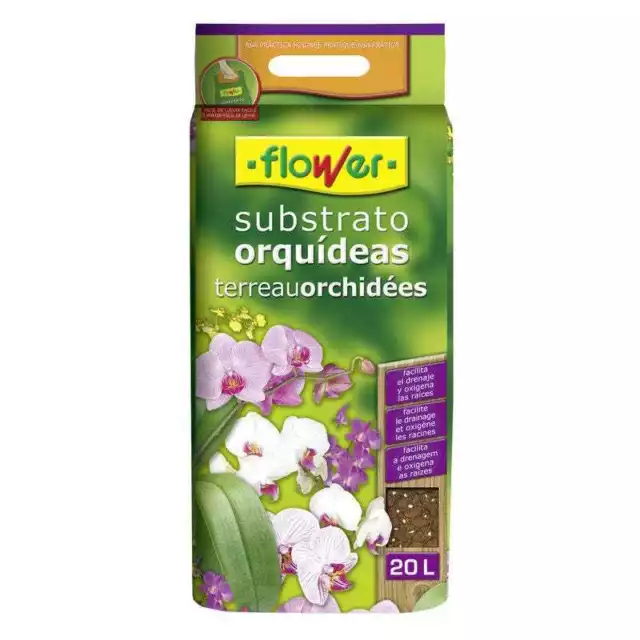 Sac / Substrat pour la culture des orchidées Flower (20L)