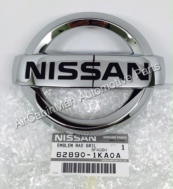 62890-1KA0A 628901KA0A Badge Grille Emblem Grill fits NISSAN VERSA JUKE