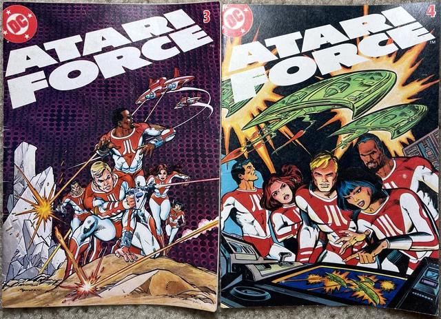 DC Comics: Atari Force #3 - #4Mini Comic Books 1982 Lot of 2