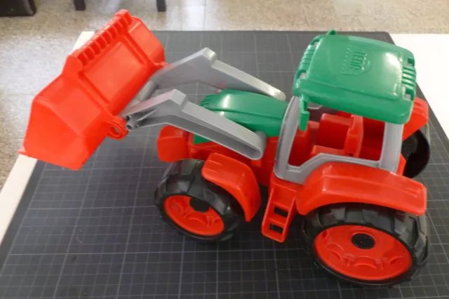 Spielzeug Traktor mit Schiebeschild Kunststoff