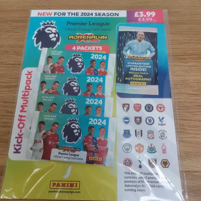 PANINI ADRENALYN XL Premier League 23/24 KICKOFF Multipack + Ltd