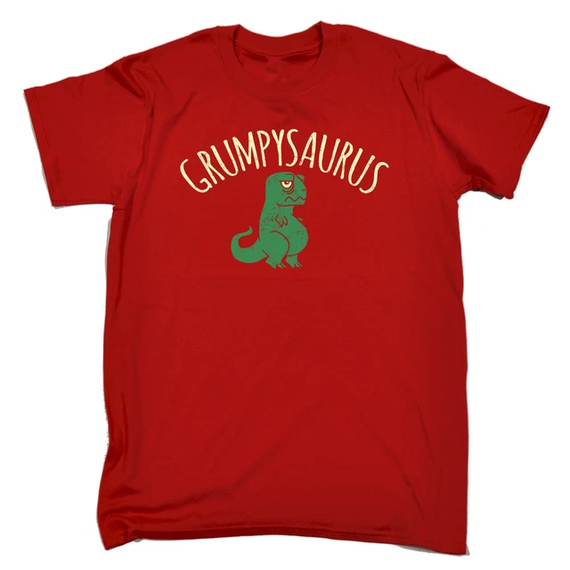 Grumpysaurus MENS T-SHIRT tee birthday dinosaur t-rex dino cute cartoon funny